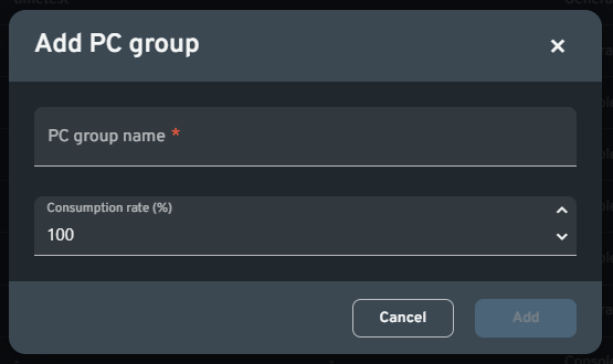Add a PC Group